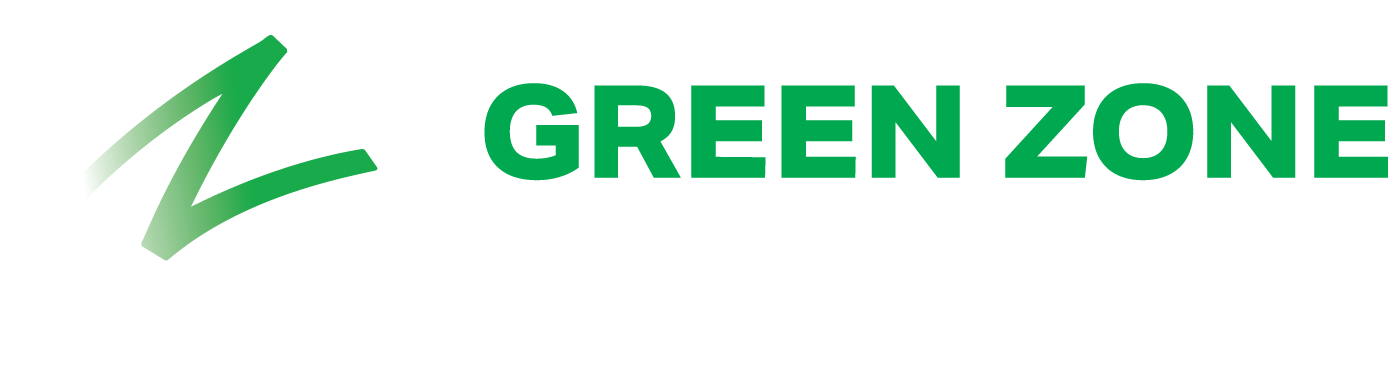 Green Zone Fitness Logo White